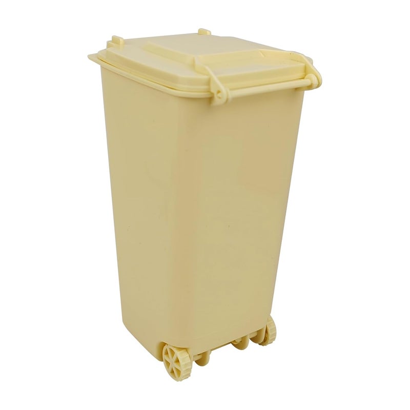 Mugtel Mini Trash Can with Lid Swing Top Small Trash Can Pen Holder for Car Bedroom Office Desktop 22 Fl Oz (4 Pcs Multi-Color-A) - Image 4